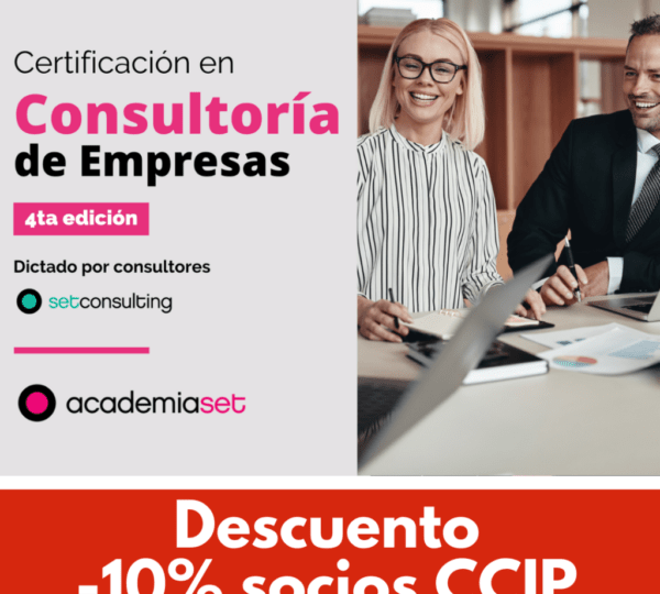 Descuento 10% para socios CCIP: Certificación en Consultor de Empresas • Ed.4
