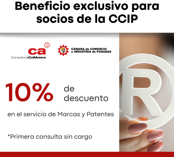 Protege tu marca con Consultoría CollAreco: Beneficio exclusivo para socios de la CCIP