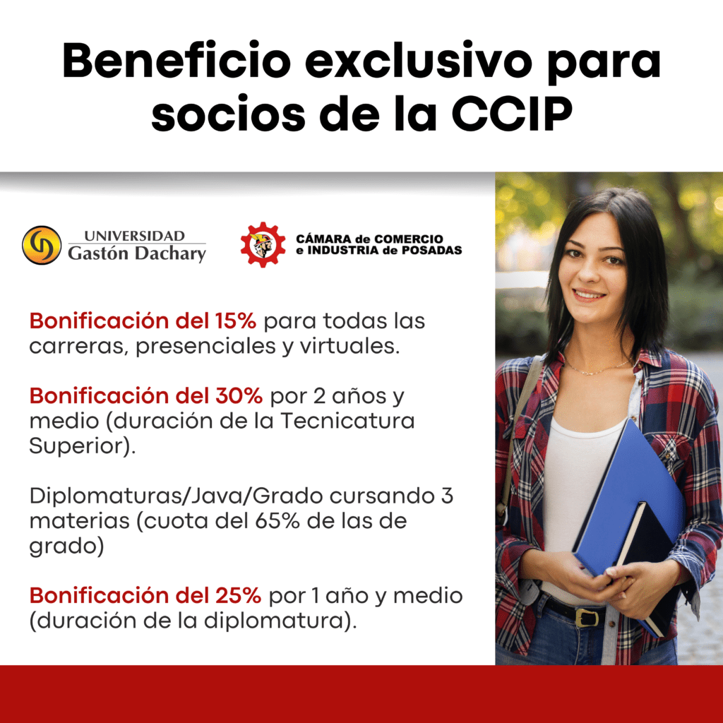 Acceso a educación con beneficios exclusivos para socios de la CCIP