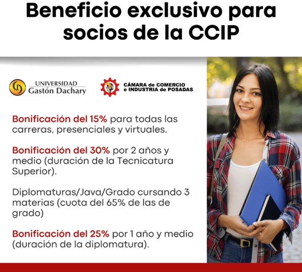 Acceso a educación con beneficios exclusivos para socios de la CCIP