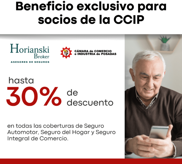 Optimización de costos en seguros con Horianski Broker: Beneficio exclusivo para socios de la CCIP