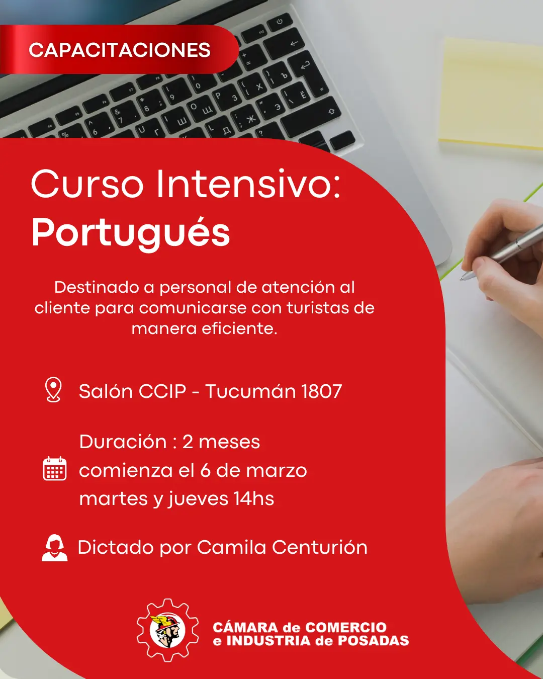 evento curso portugues
