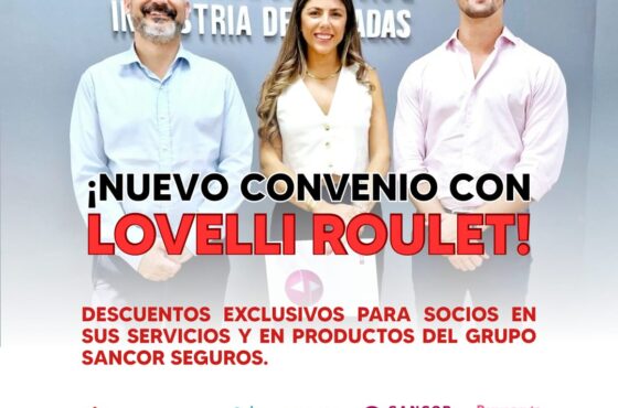 La Cámara de Comercio e Industria de Posadas firmó un convenio con Lovelli Roulet, ofreciendo a sus socios importantes descuentos.