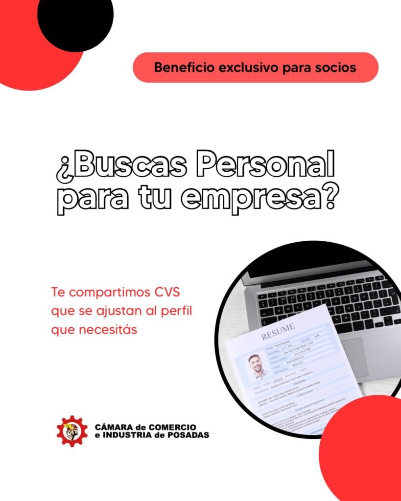 Asistencia en búsqueda de personal para empresas socias