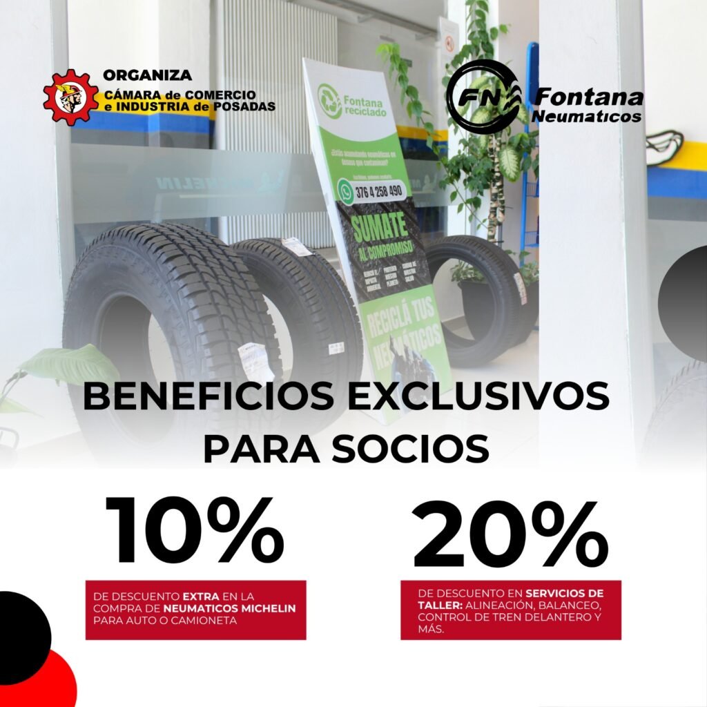 Descuentos especiales en neumáticos y servicios de taller – Fontana Neumáticos