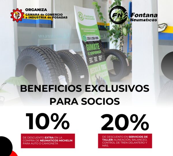 Descuentos especiales en neumáticos y servicios de taller – Fontana Neumáticos
