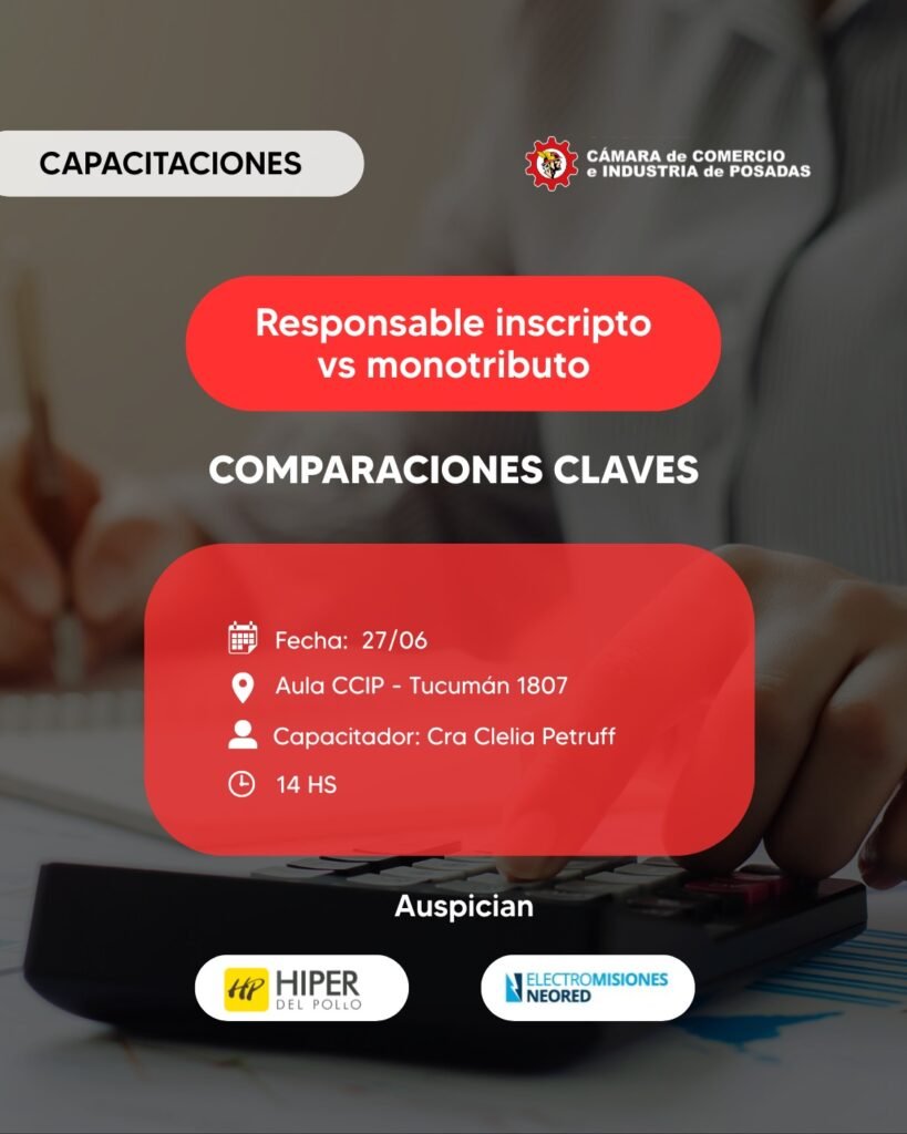 Responsable Inscripto vs. Monotributo: comparaciones claves