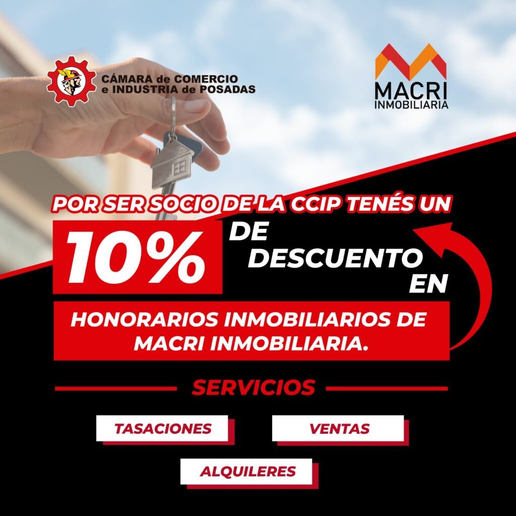 Descuento en servicios inmobiliarios con Macri Inmobiliaria