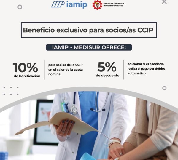 📢 Beneficio exclusivo para socios/as CCIP