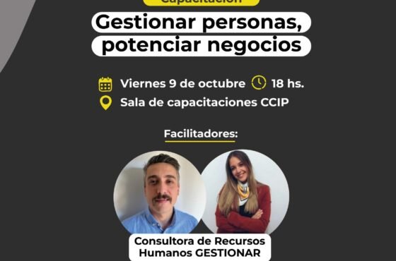 CAPACITACIÓN Gestionar personas, potenciar negocios 📣